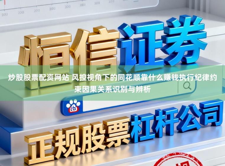 炒股股票配资网站 风控视角下的同花顺靠什么赚钱执行纪律约束因果关系识别与辨析