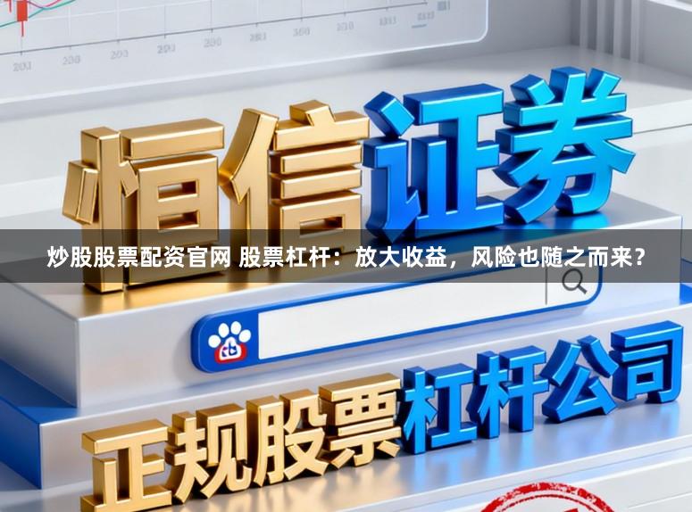 炒股股票配资官网 股票杠杆：放大收益，风险也随之而来？