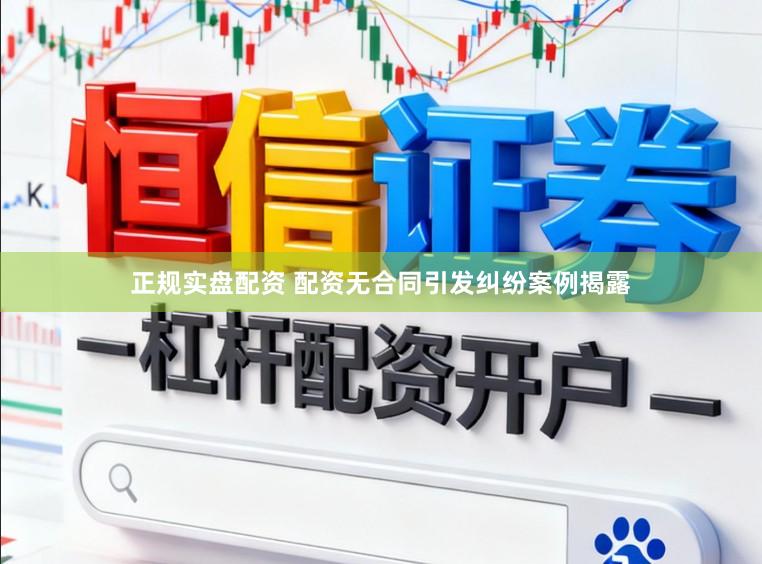 正规实盘配资 配资无合同引发纠纷案例揭露